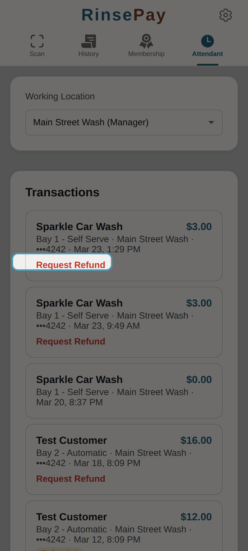 Request Refund