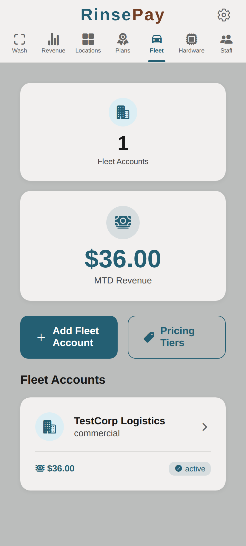 Fleet Accounts